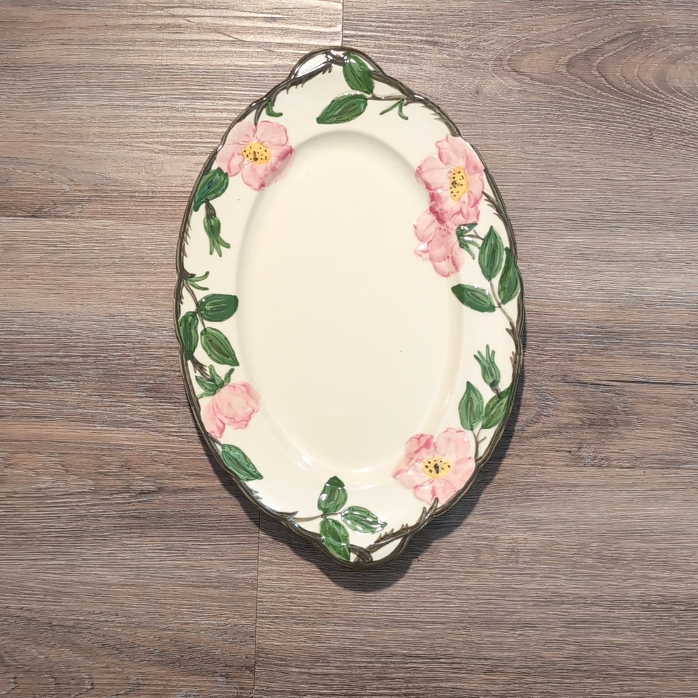 Vintage Franciscan Desert Rose Fine Earthenware / Dinnerware Platter 12.5"